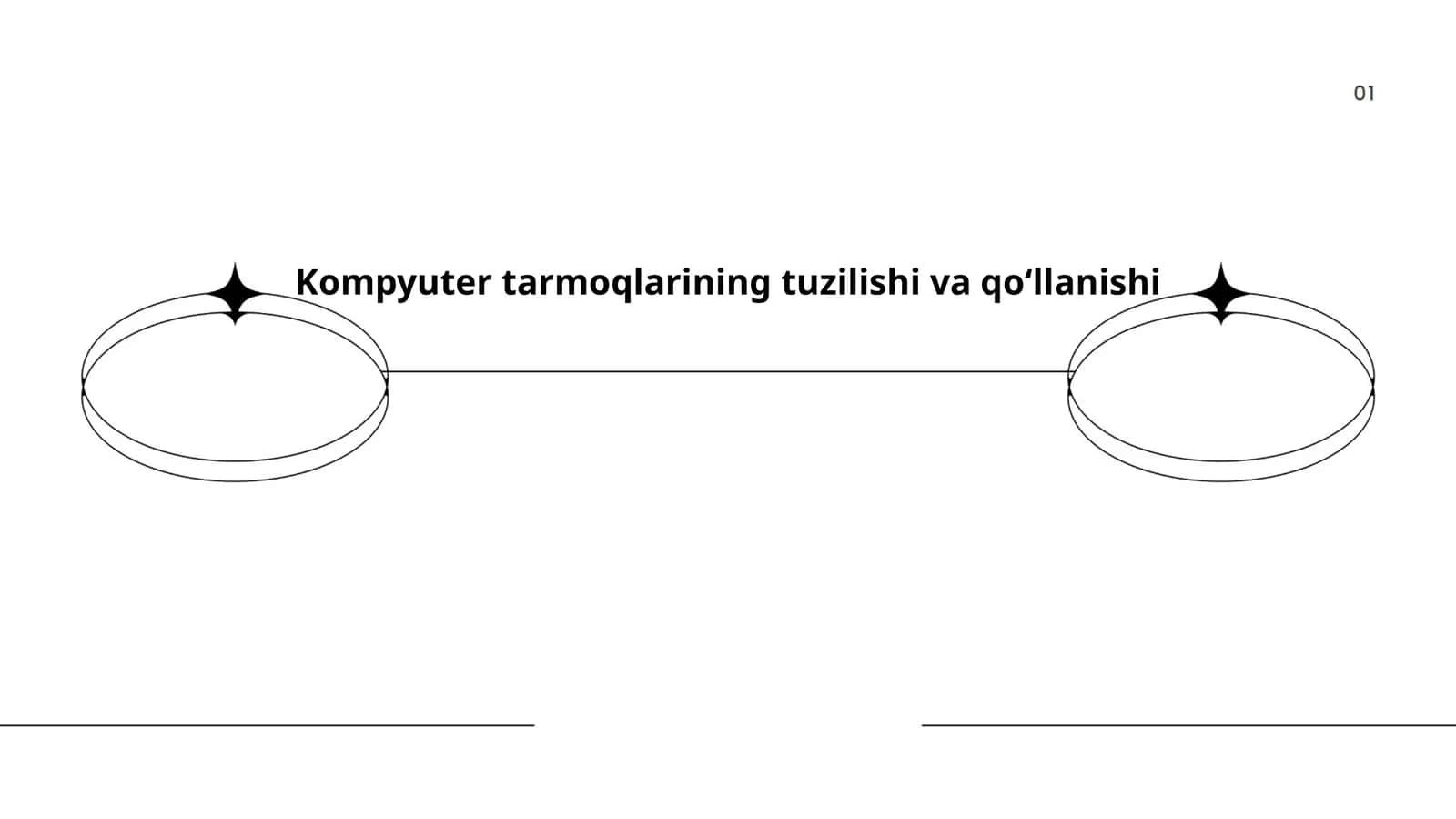 Kompyuter tarmoqlarining tuzilishi va qoʻllanishi 1
