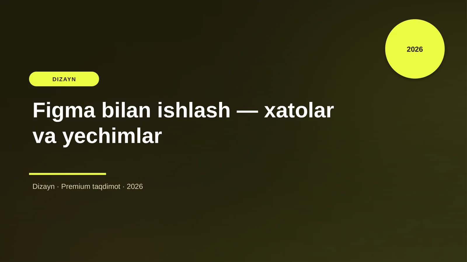 Figma bilan ishlash — xatolar va yechimlar 1