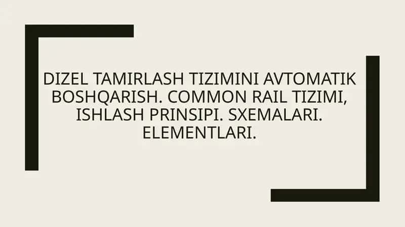Dizel generatorlar to'plami 1