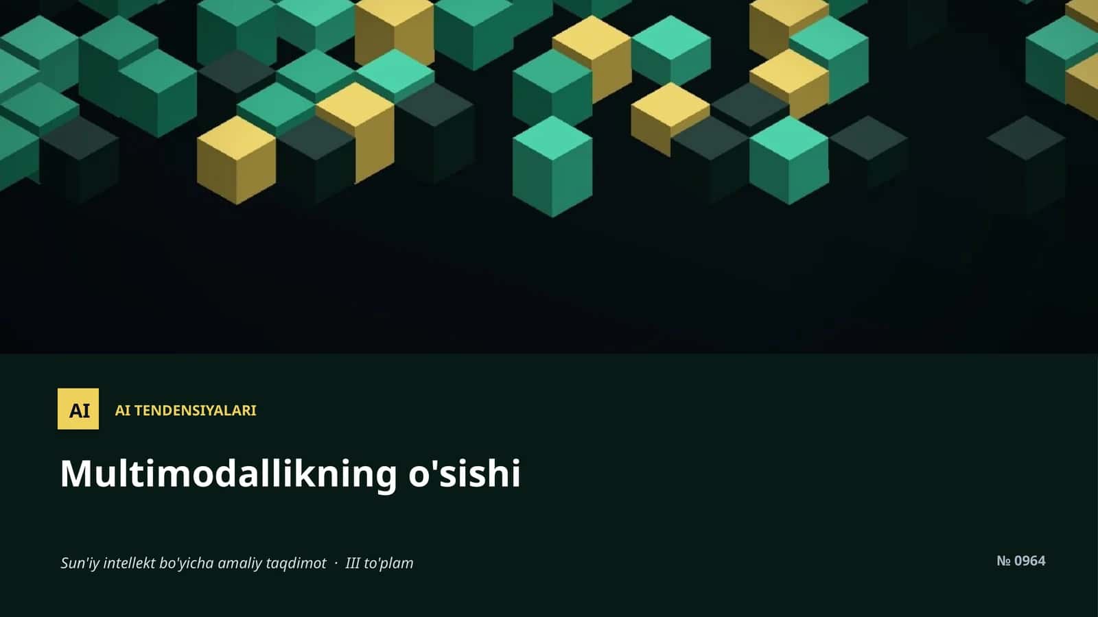 AI TENDENSIYALARI 1