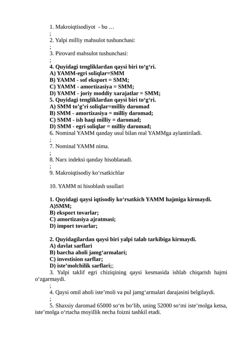 Makroiqtisodiyot 1