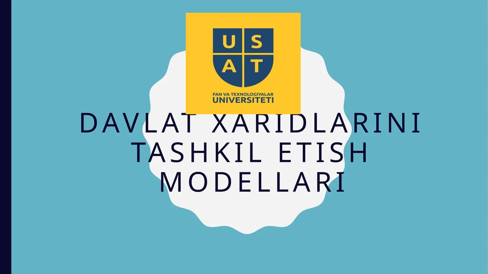 Davlat xaridlarini tashkil etish modellari 1