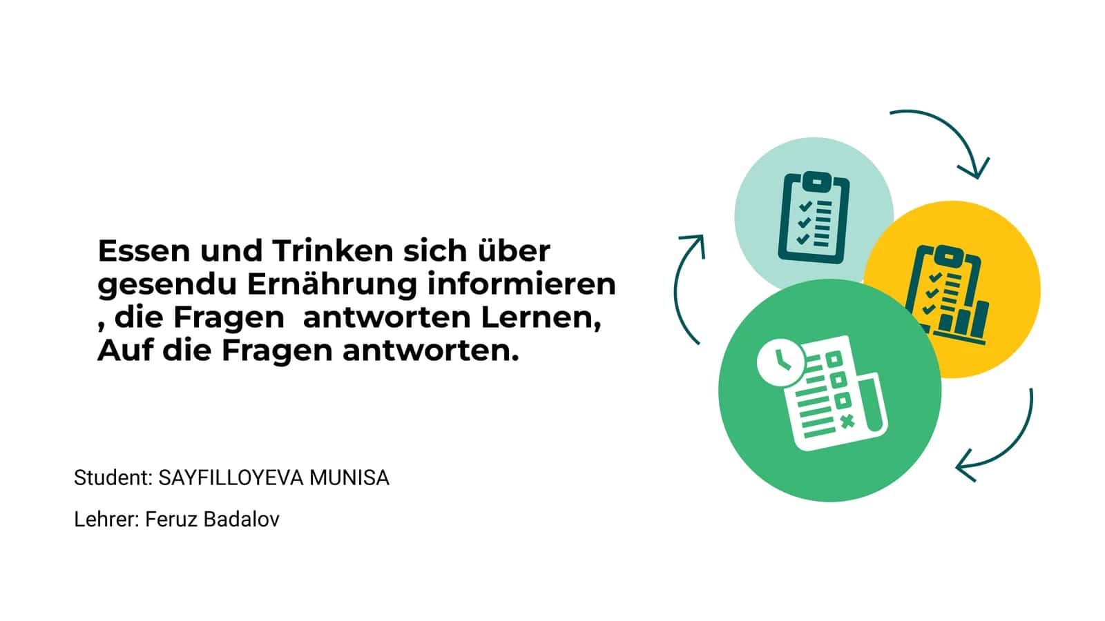 Grundlagen der gesunden Ernährung 1
