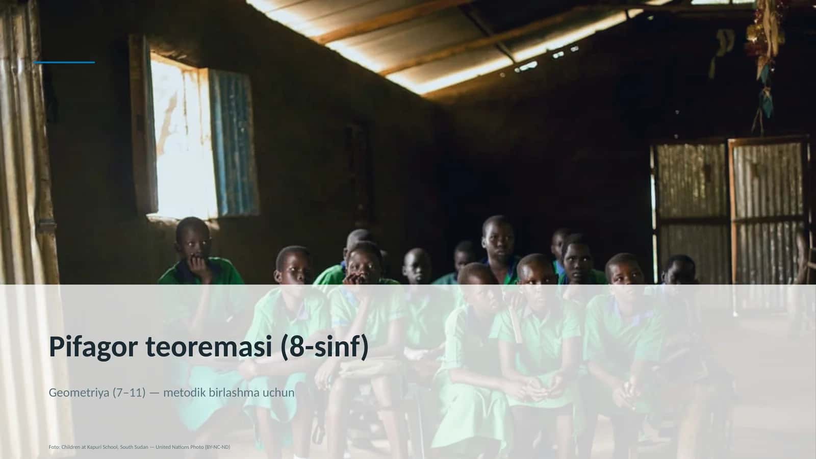 Pifagor teoremasi (8-sinf) 1