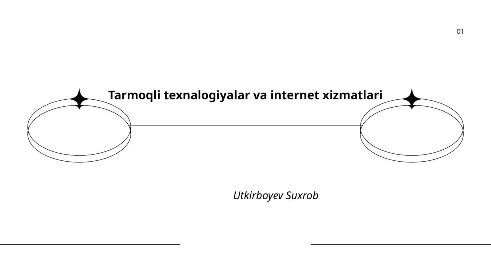 Tarmoqli texnalogiyalar va internet xizmatlari 1