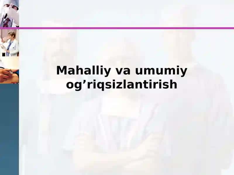 Anestiziologiya