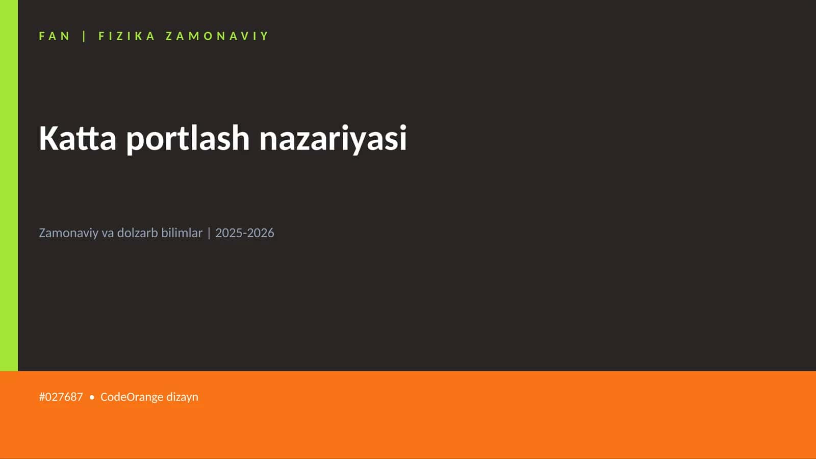 Katta portlash nazariyasi 1