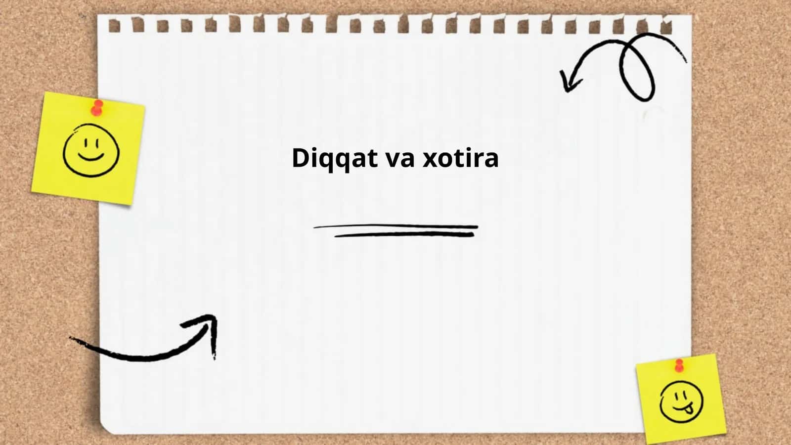 Diqqat va xotira 1