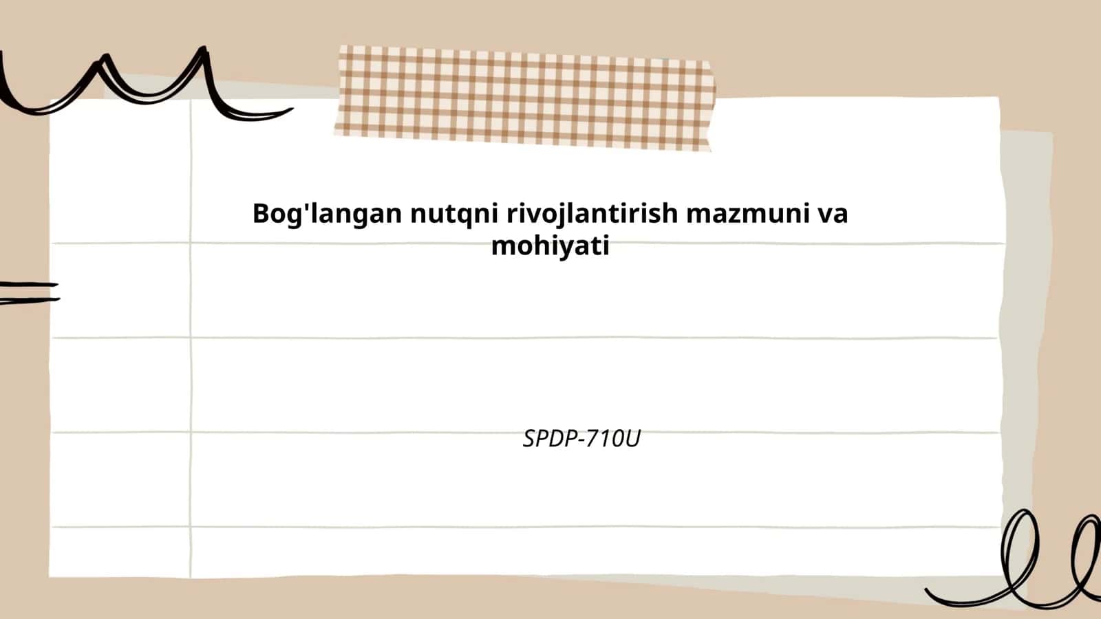 Bog'langan nutqni rivojlantirish mazmuni va mohiyati 1
