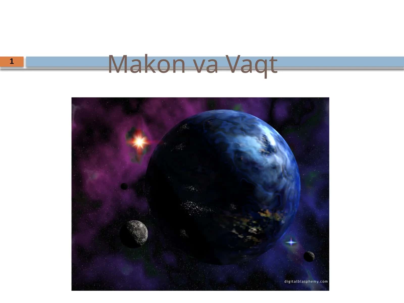 Makon va Vaqt 1