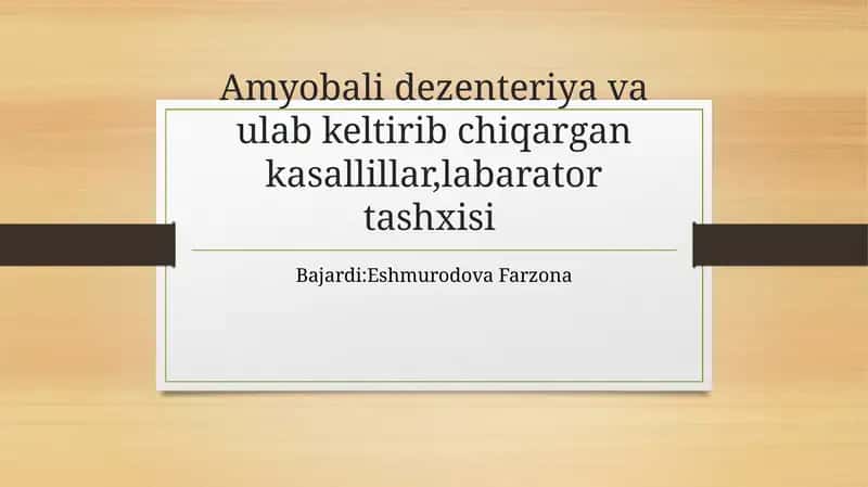 Dizenteriya amyobasi 1