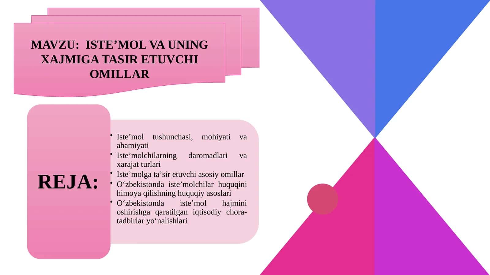 ISTE’MOL VA UNING XAJMIGA TASIR ETUVCHI OMILLAR 1