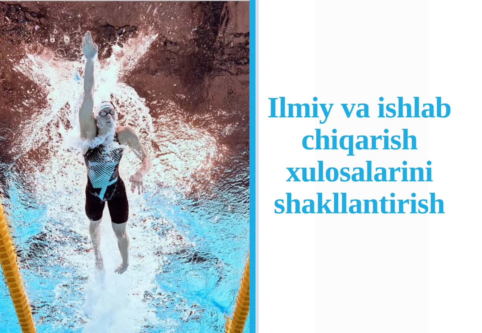 Ilmiy va ishlabchi qarish xulosalarini shakllantirish 1