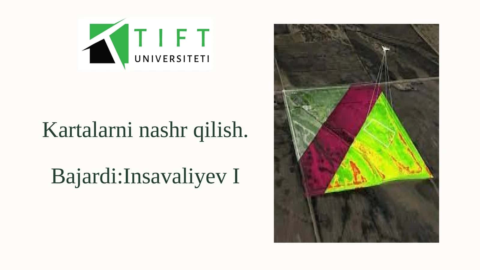 Kartalarni nashr qilish 1