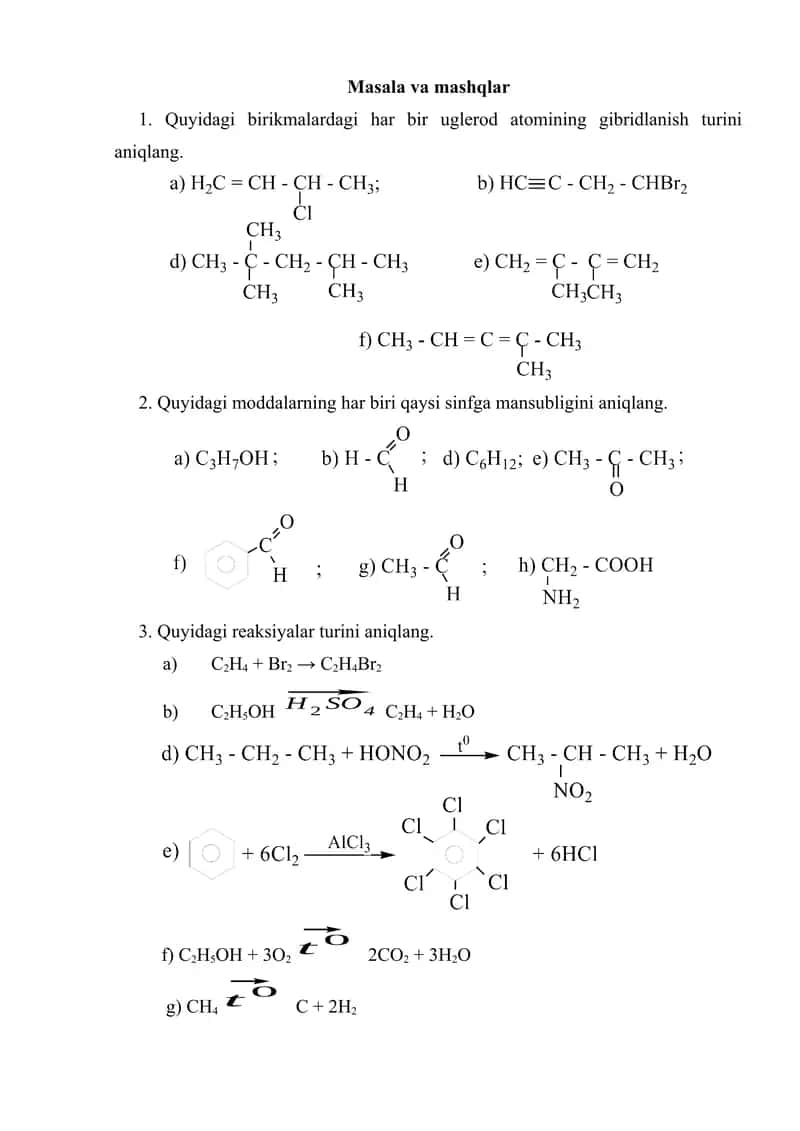 Uglevodorodlar 1