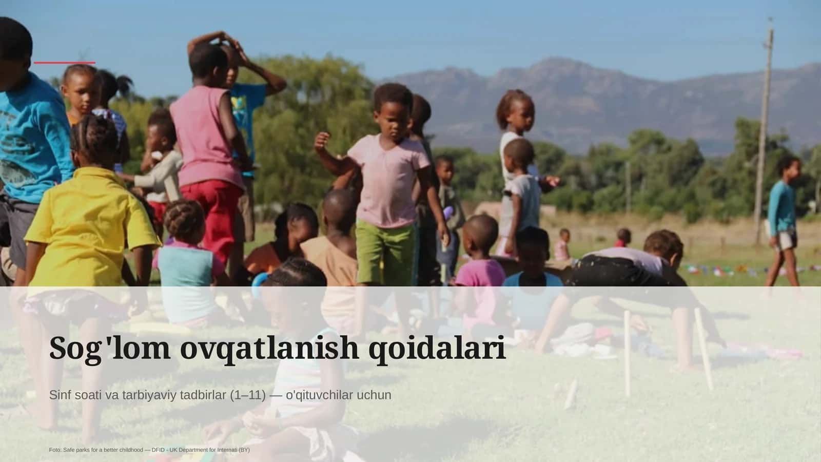 Sog'lom ovqatlanish qoidalari 1