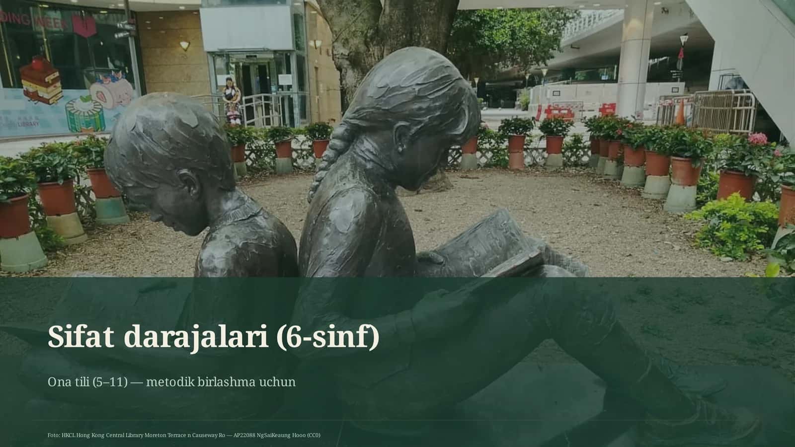 Sifat darajalari (6-sinf) 1