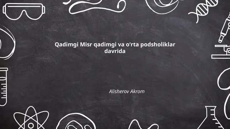 Qadimgi Misr qadimgi va oʻrta podsholiklar davrida 1