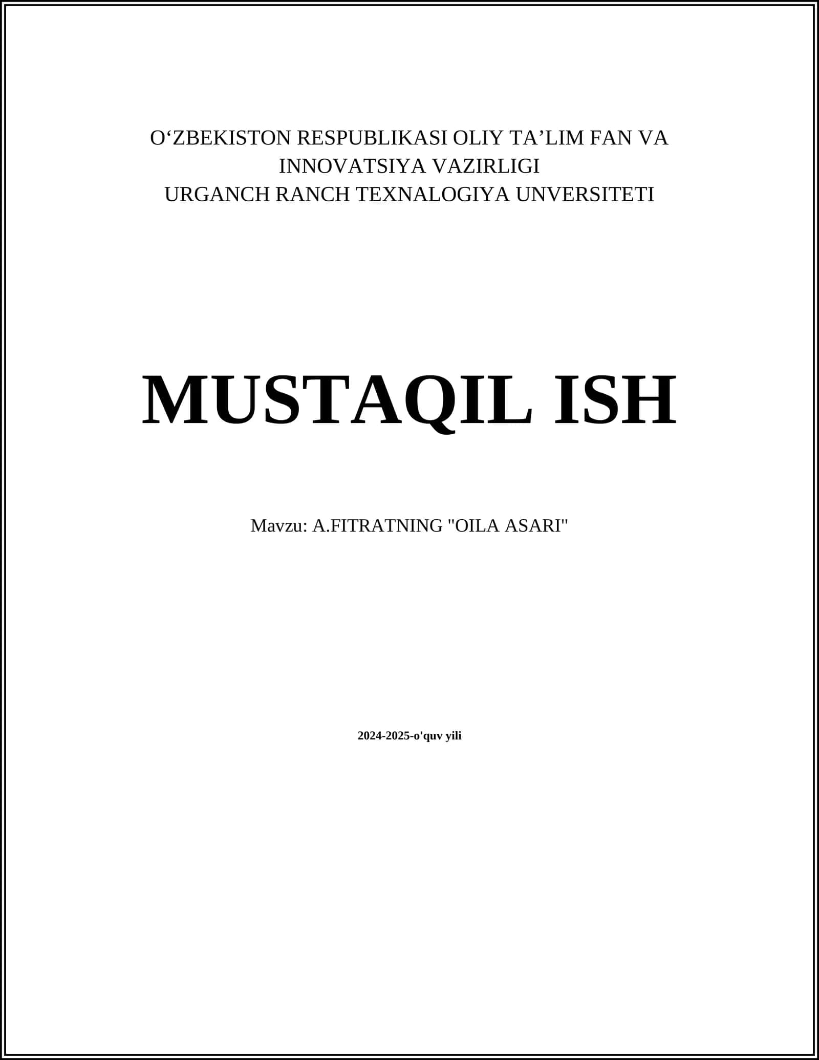 A.FITRATNING "OILA ASARI" 1