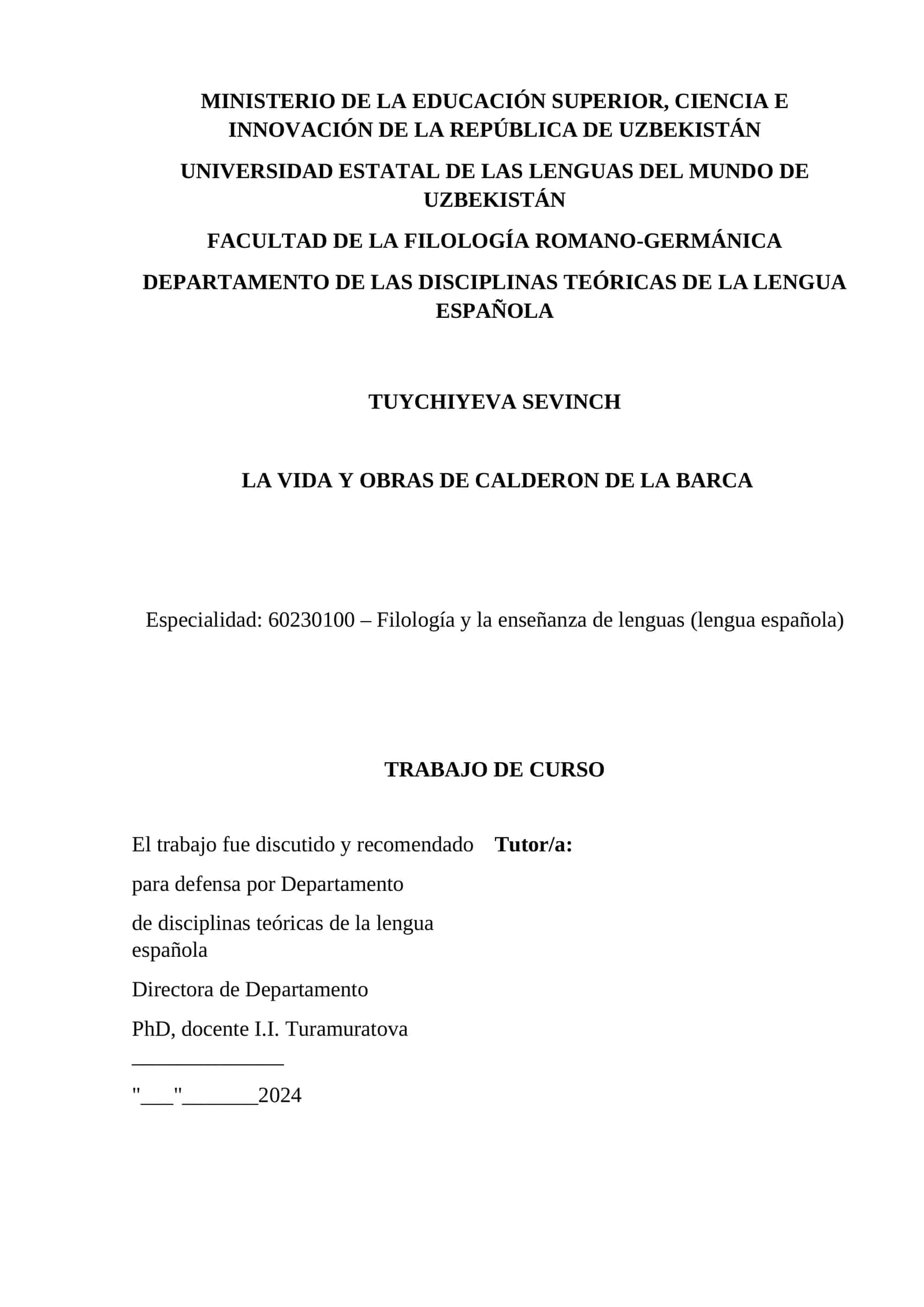 La vida y obras de Calderon de la Barca 1