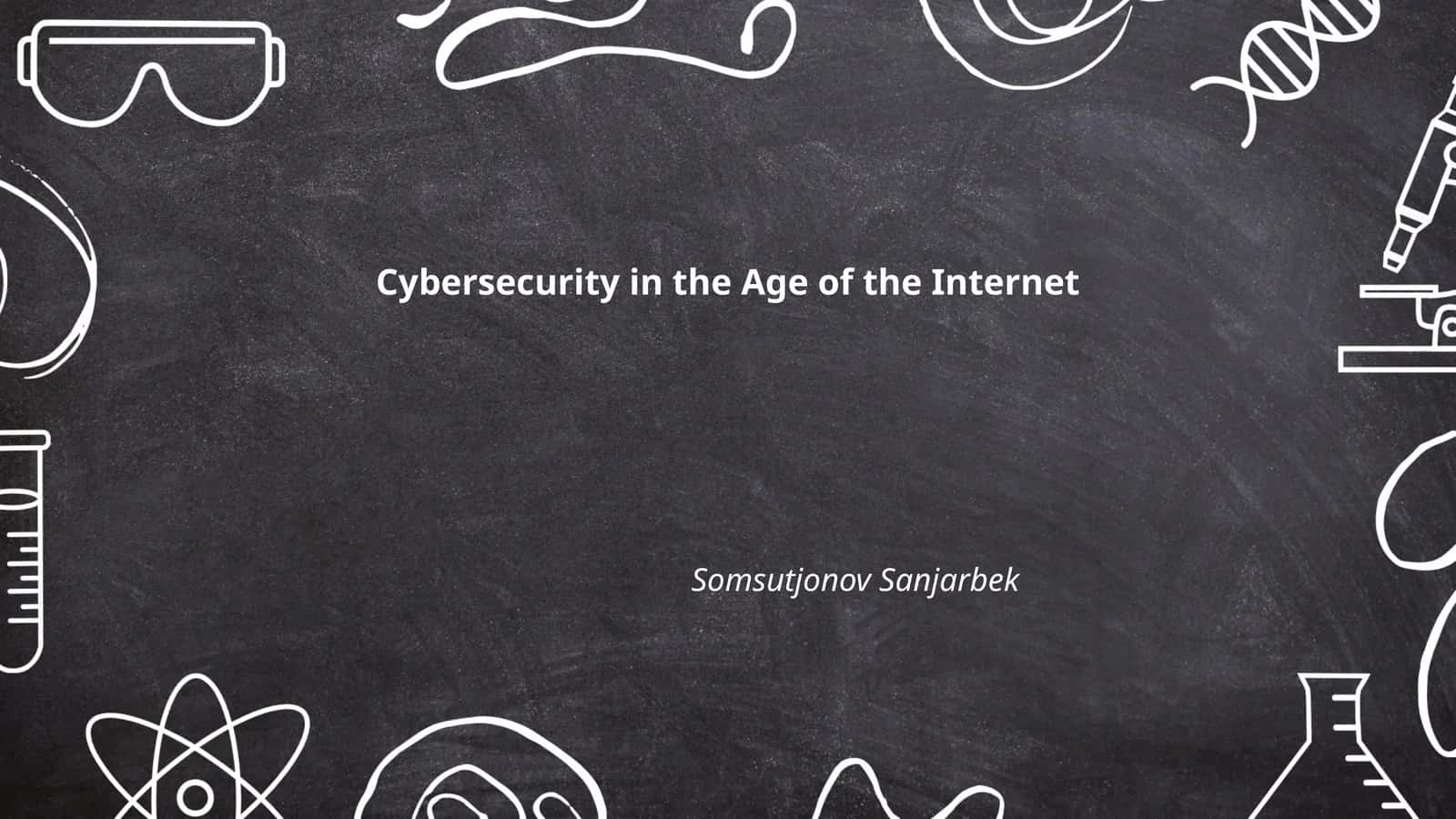 Cybersecurity in the Age of the Internet 1