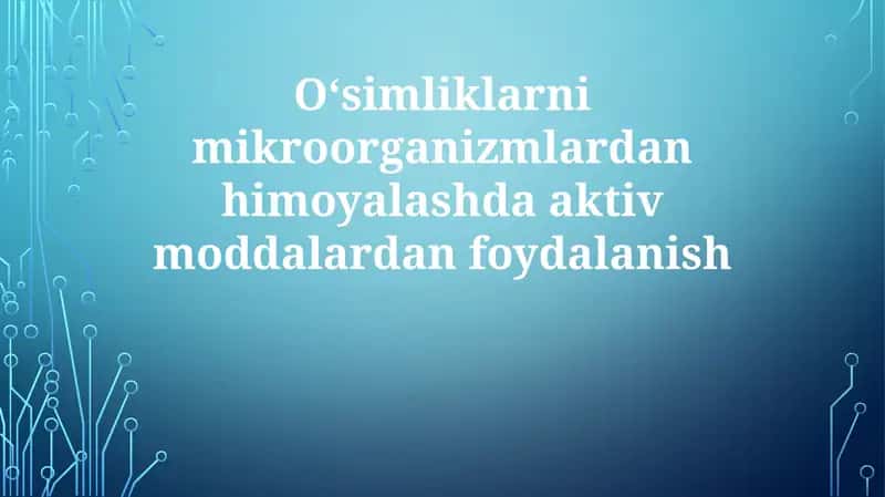 Qo'ziqorin kasalliklari nazorati 1
