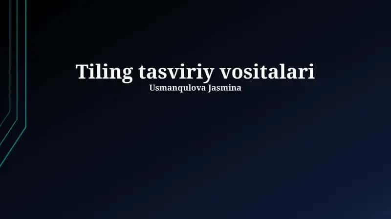 Tiling tasviriy vositalari 1