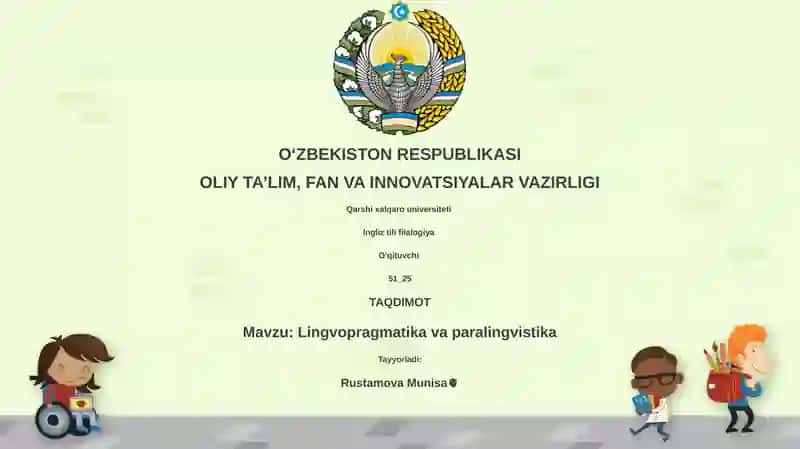 Lingvopragmatika va paralingvistika