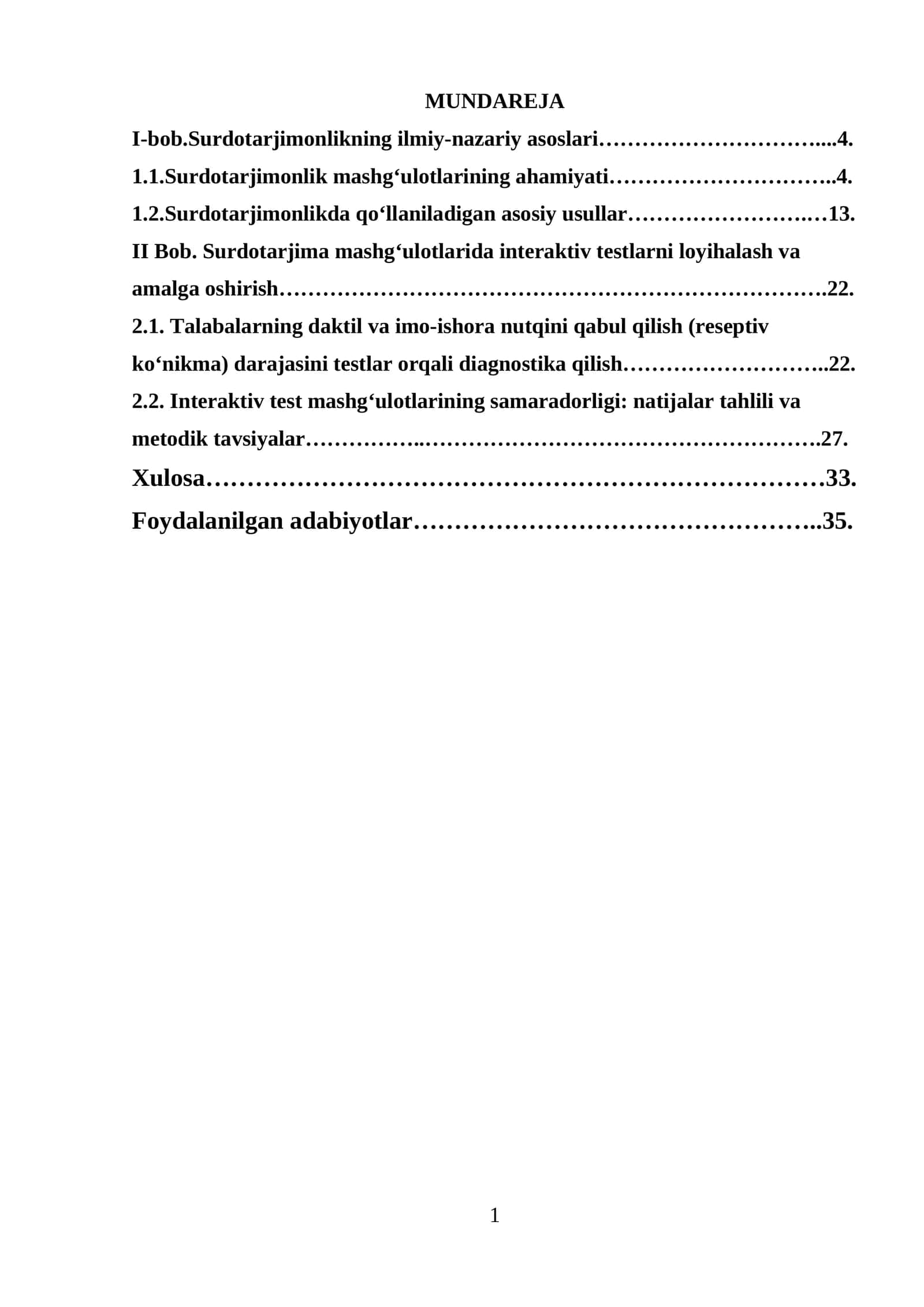 Surdotarjimonlik Mashg'ulotlari 1