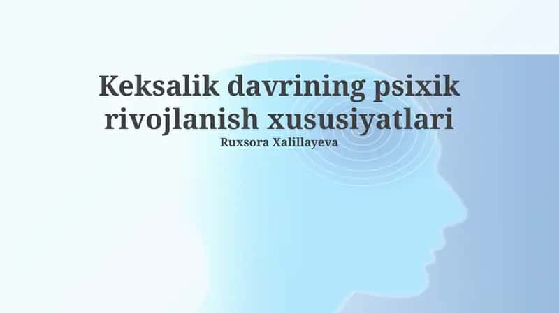 Muloqot ko‘nikmalarini rivojlantirish 1