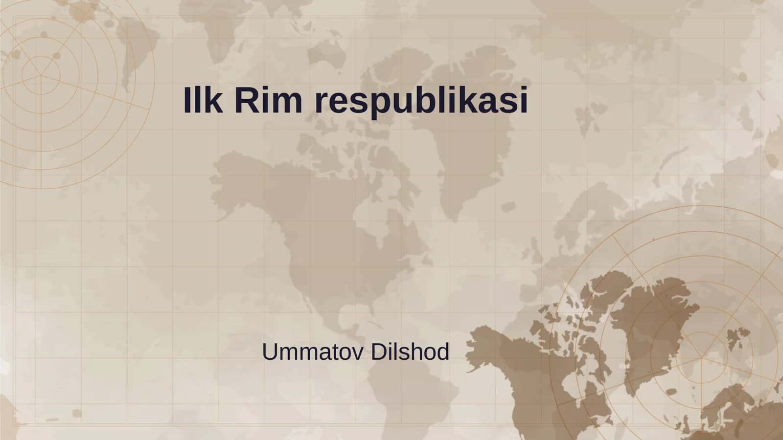 Ilk Rim respublikasi 1