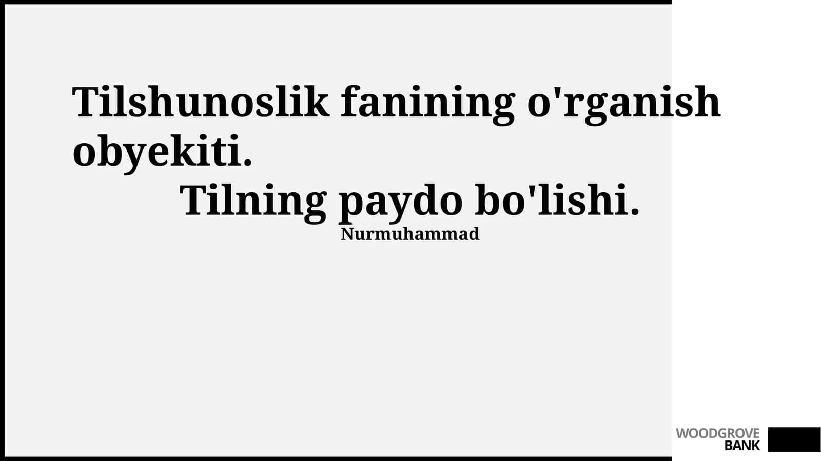 Tilning Ijtimoiy-Madaniy Evolyutsiyasi 1