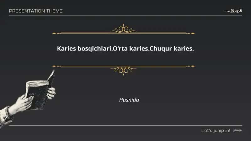 Kariesning bosqichlari 1