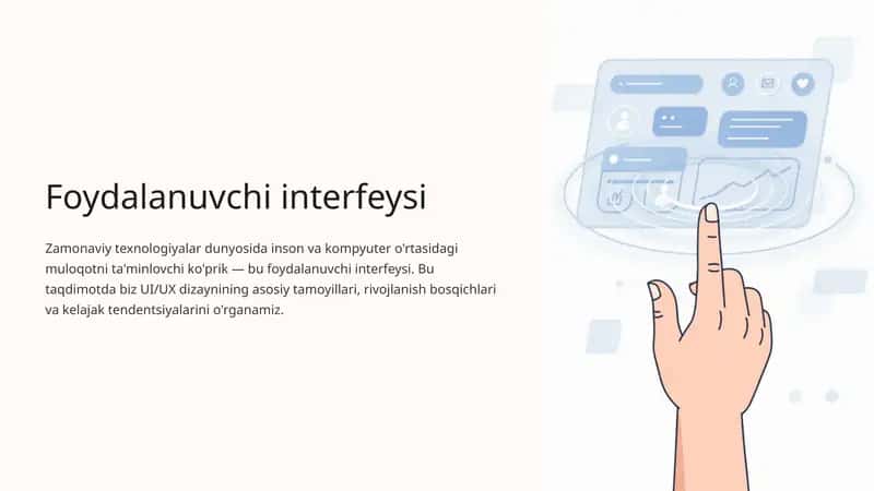 Foydalanuvchi interfeysi 1 1