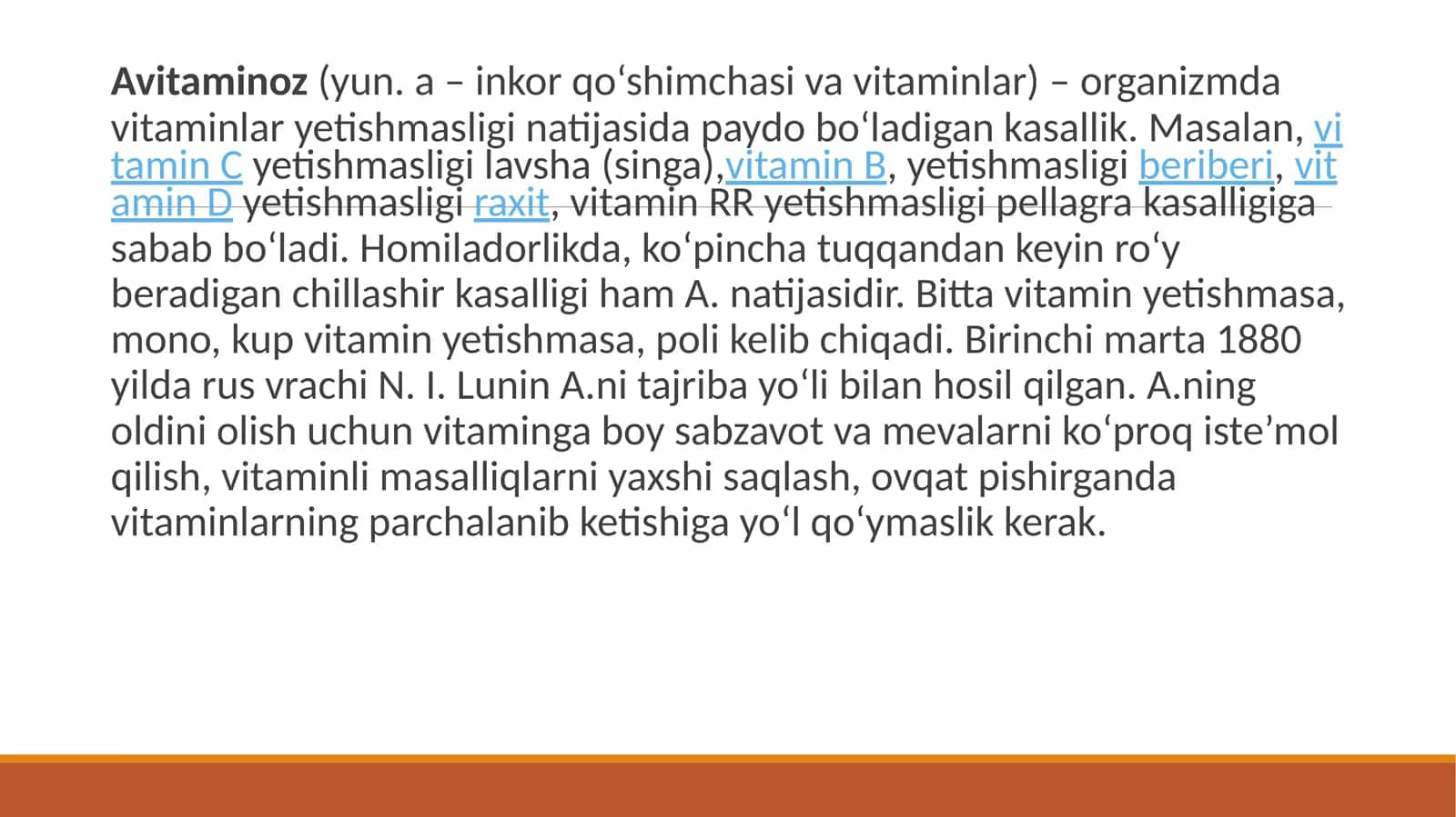 AVITAMINOZ 1