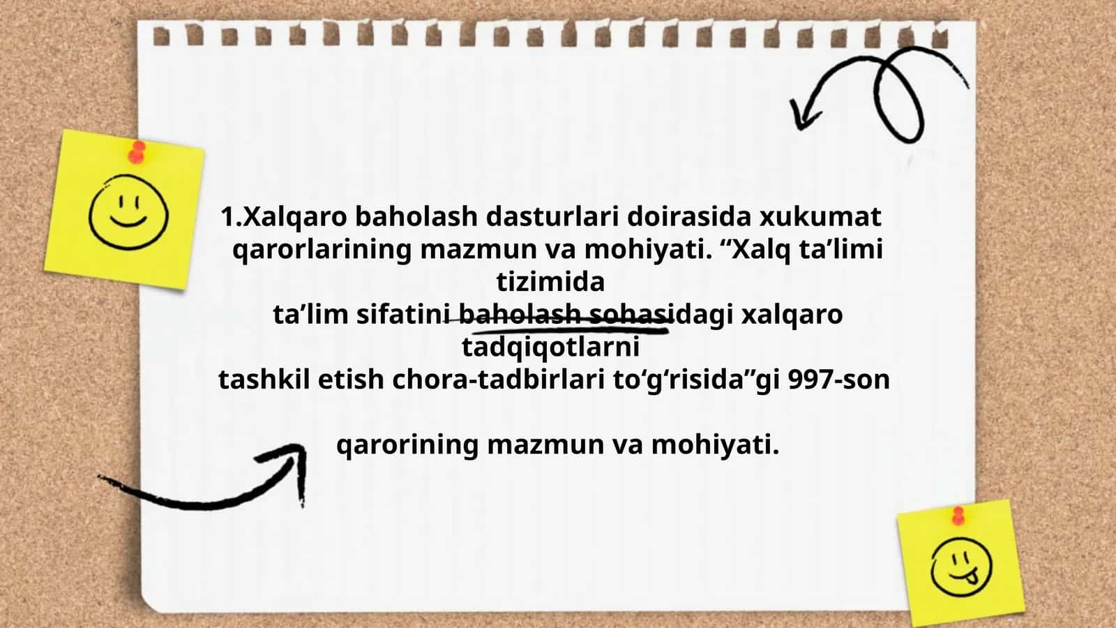 Xalqaro baholash dasturlari 1