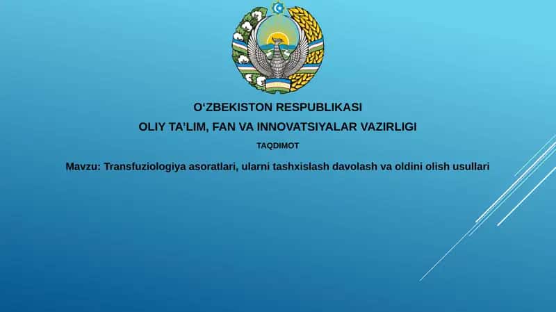 Transfuziologiyaasoratlari 1