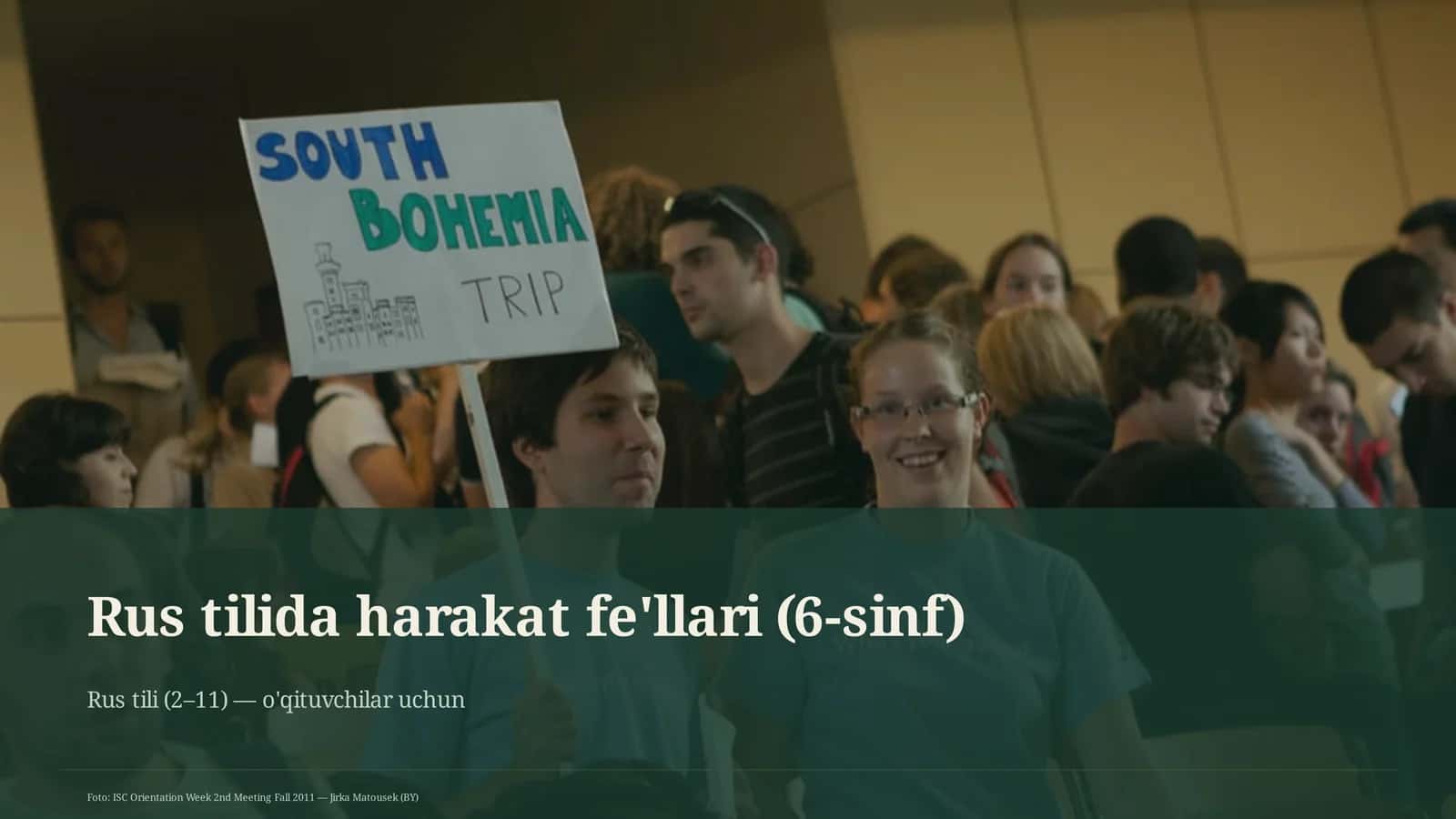 Rus tilida harakat fe'llari (6-sinf) 1