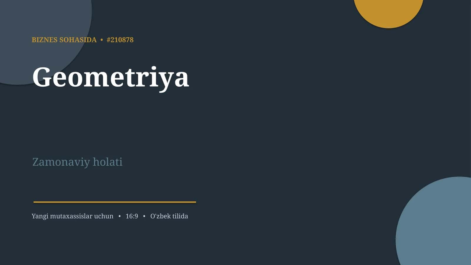 Geometriya 1