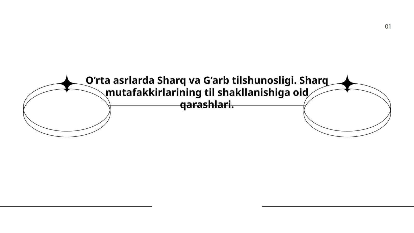 O‘rta asrlarda Sharq va G‘arb tilshunosligi 1