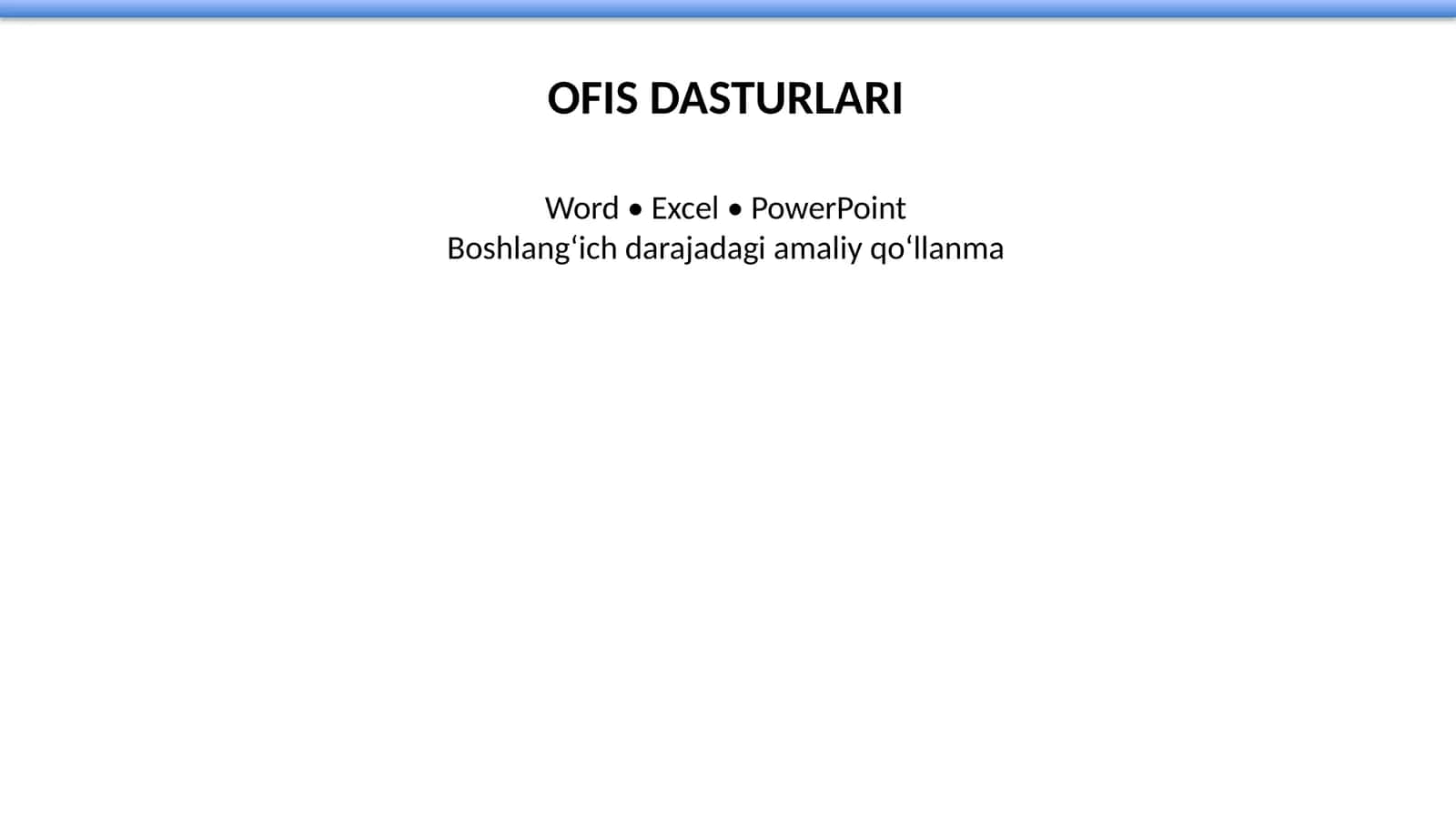 MICROSOFT WORD 1