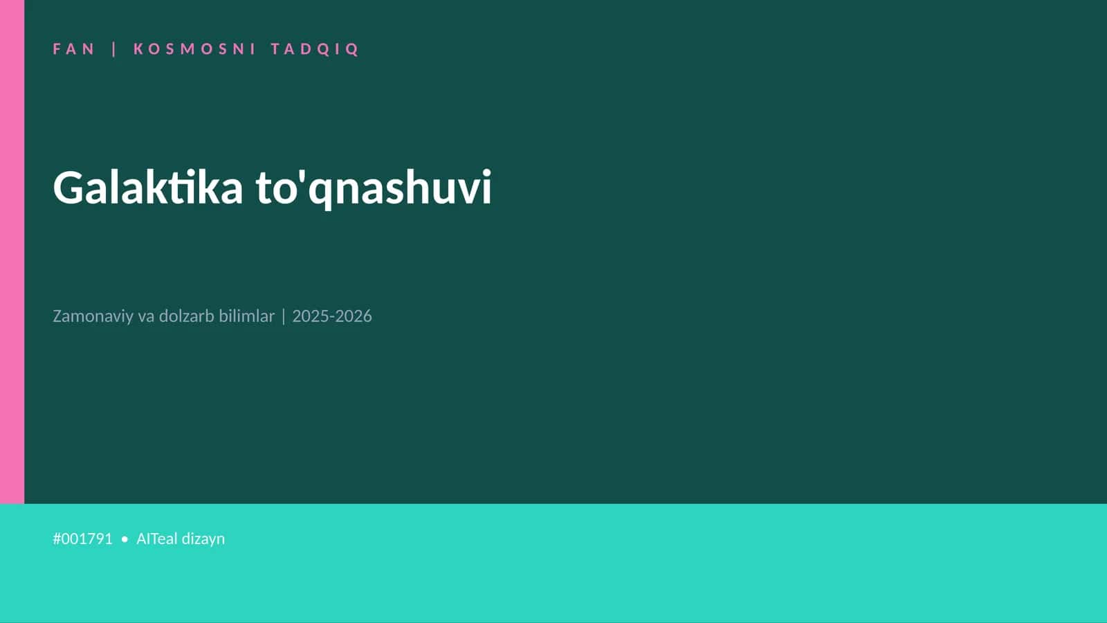 Galaktika to'qnashuvi 1
