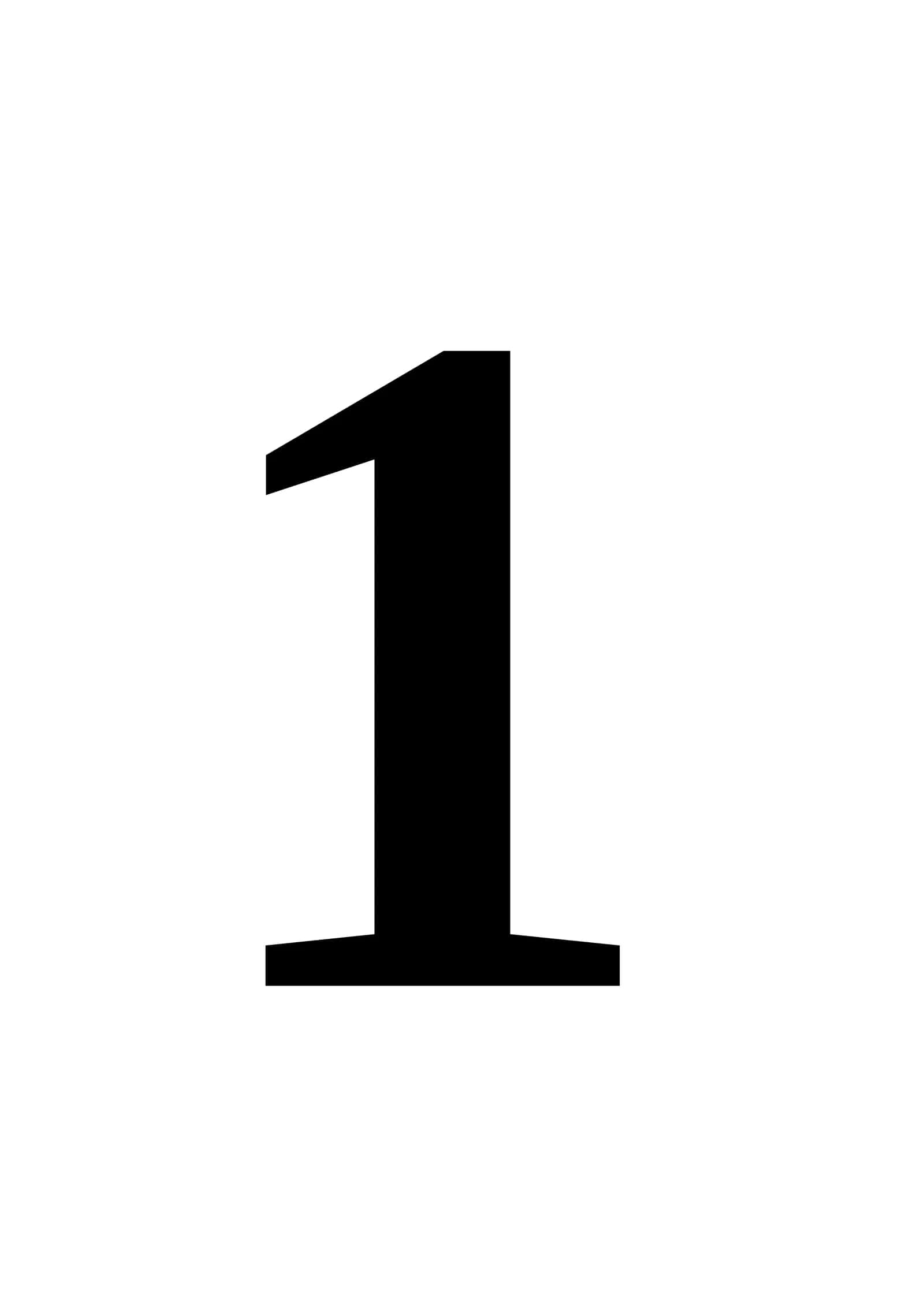 1-20 Raqamlar 1