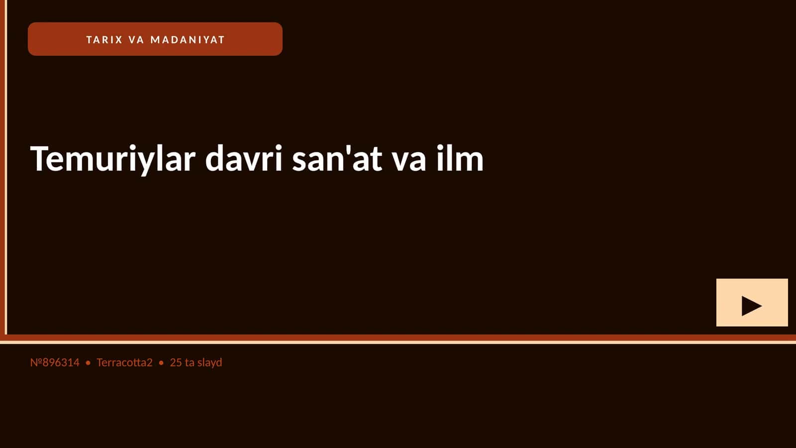 Temuriylar davri san'at va ilm 1