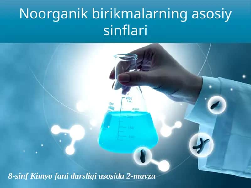 Kimyofanidarsligiasosida2-mavzu 1