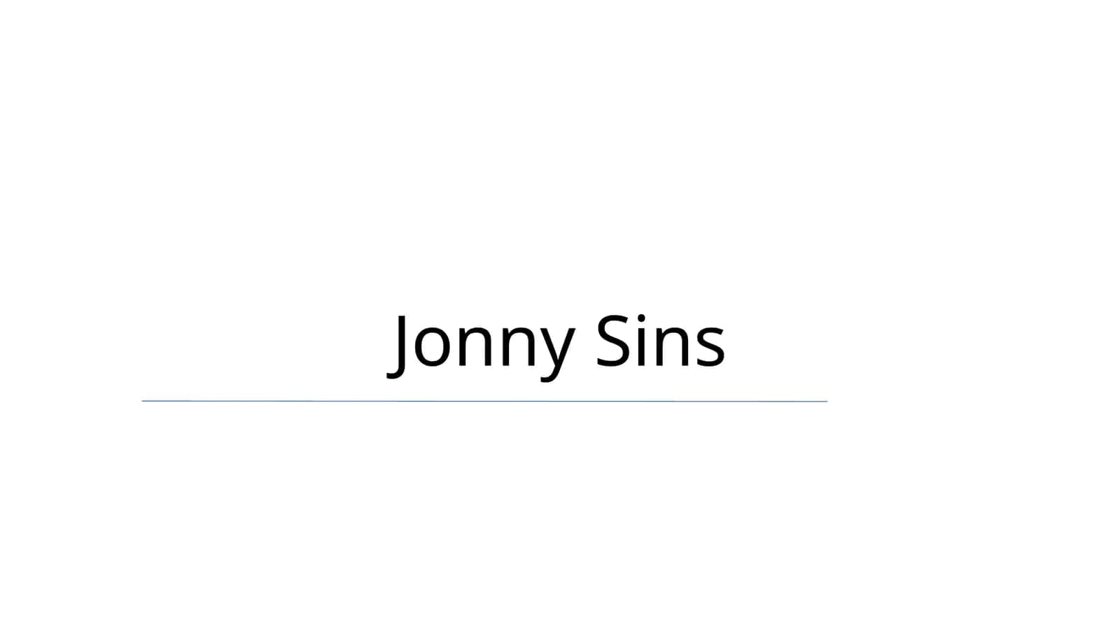 Jonny Sins 1