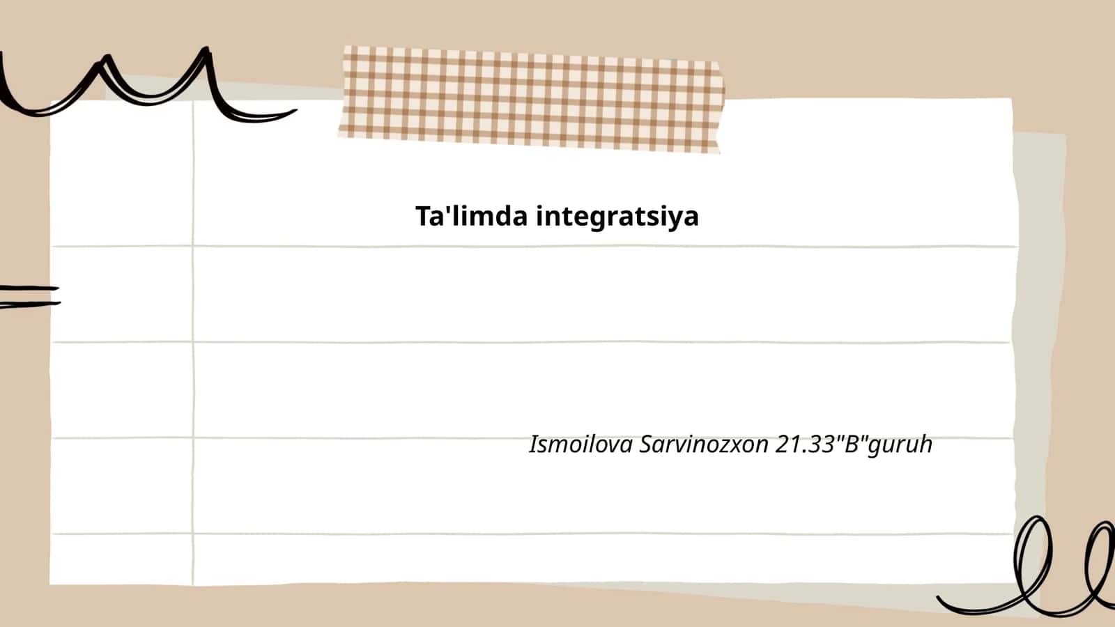 Integratsiyalashgan ta'lim 1