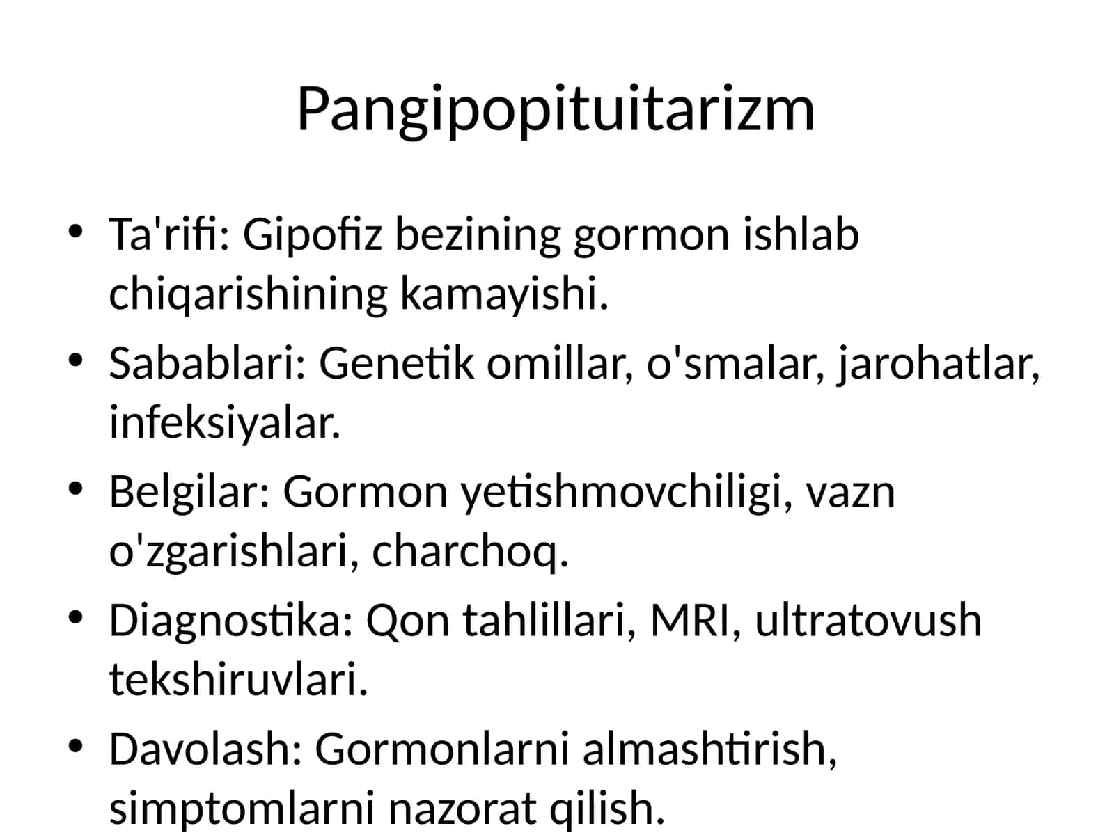 Pangipopituitarizm 1