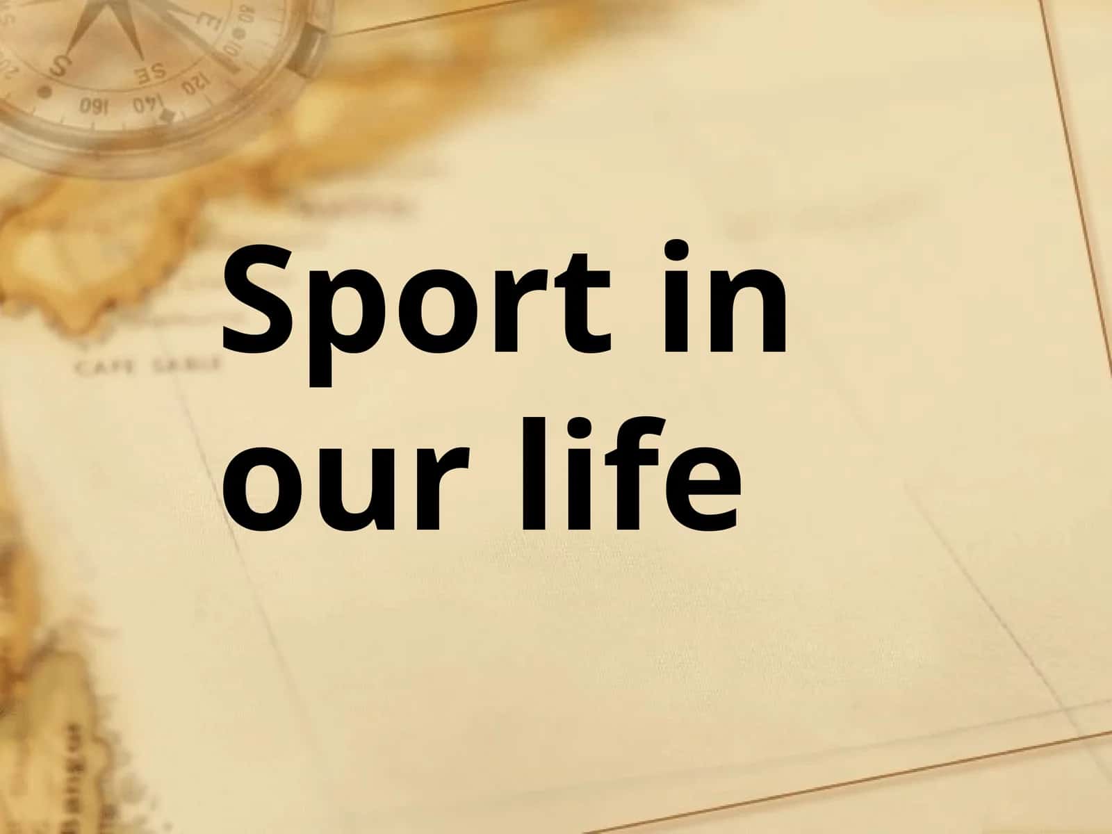 Sport in our life 1