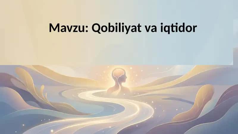 Qobiliyat va iqtidor 1